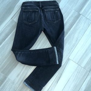 RAG AND BONE DARK DENIM CROPPED  JEANS 24